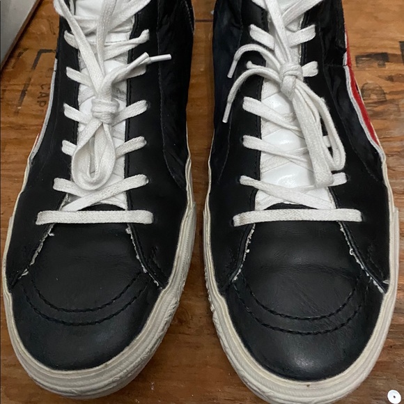 Golden Goose Mens High Top Slide Sneakers 45 New - Picture 3 of 9